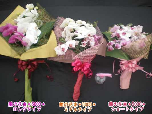 蘭の花束＊大輪タイプ＊大サイズ